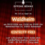 Offene Bühne im Waldheim