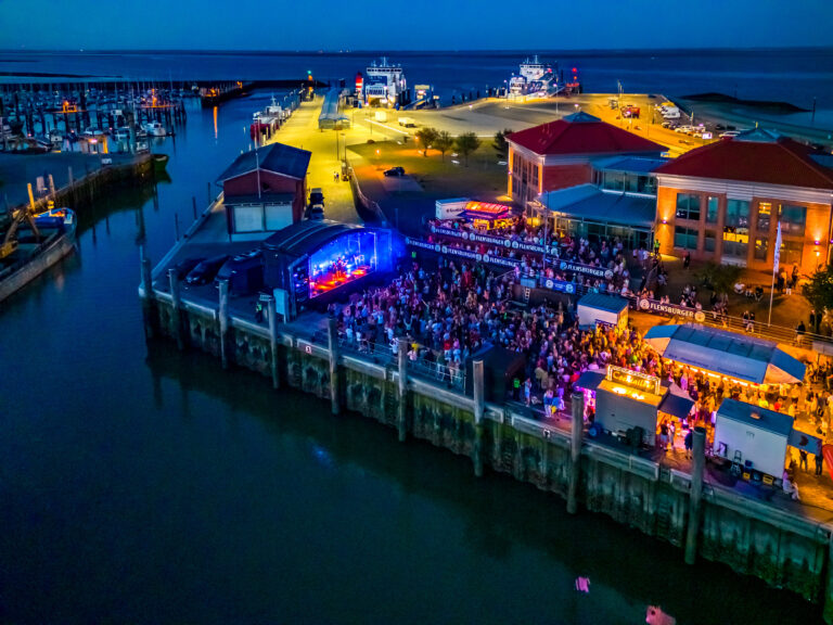 Hafenfestival am Binnenhafen in Wyk auf Föhr